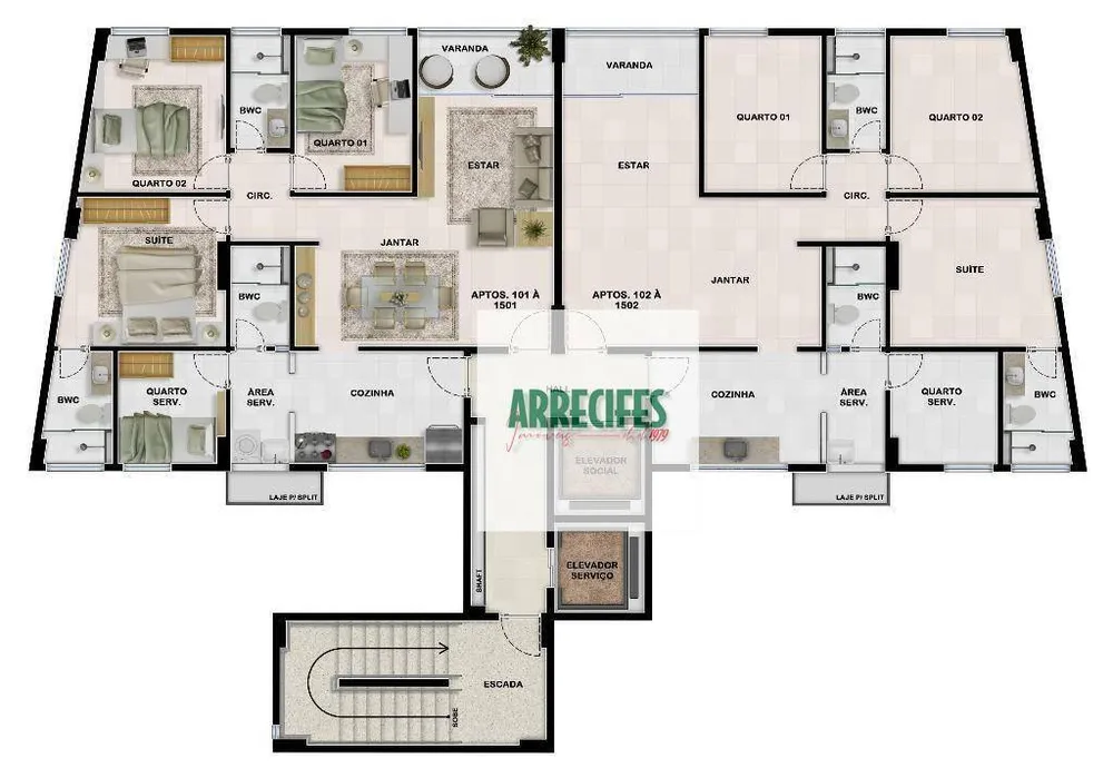 Apartamento, 3 quartos, 86 m² - Foto 9