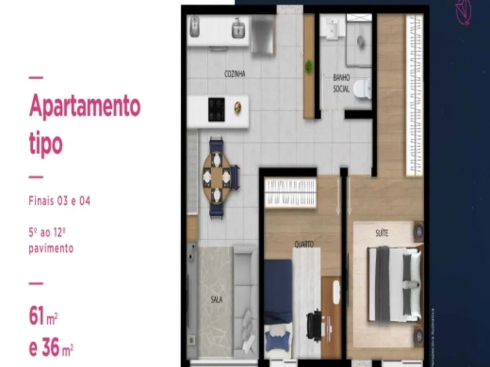 Apartamento, 2 quartos, 1680 m² - Foto 16