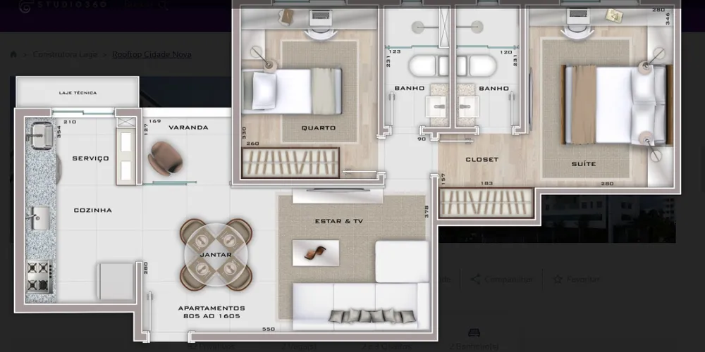 Apartamento, 2 quartos, 67 m² - Foto 12