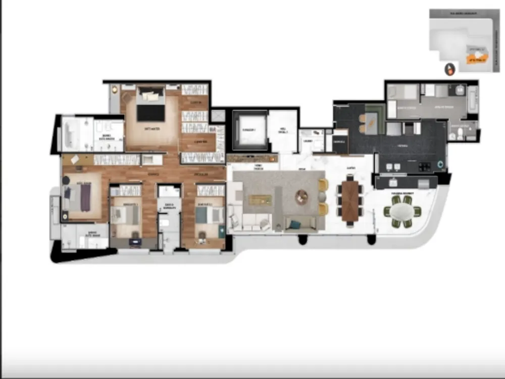 Apartamento, 4 quartos, 3198 m² - Foto 13