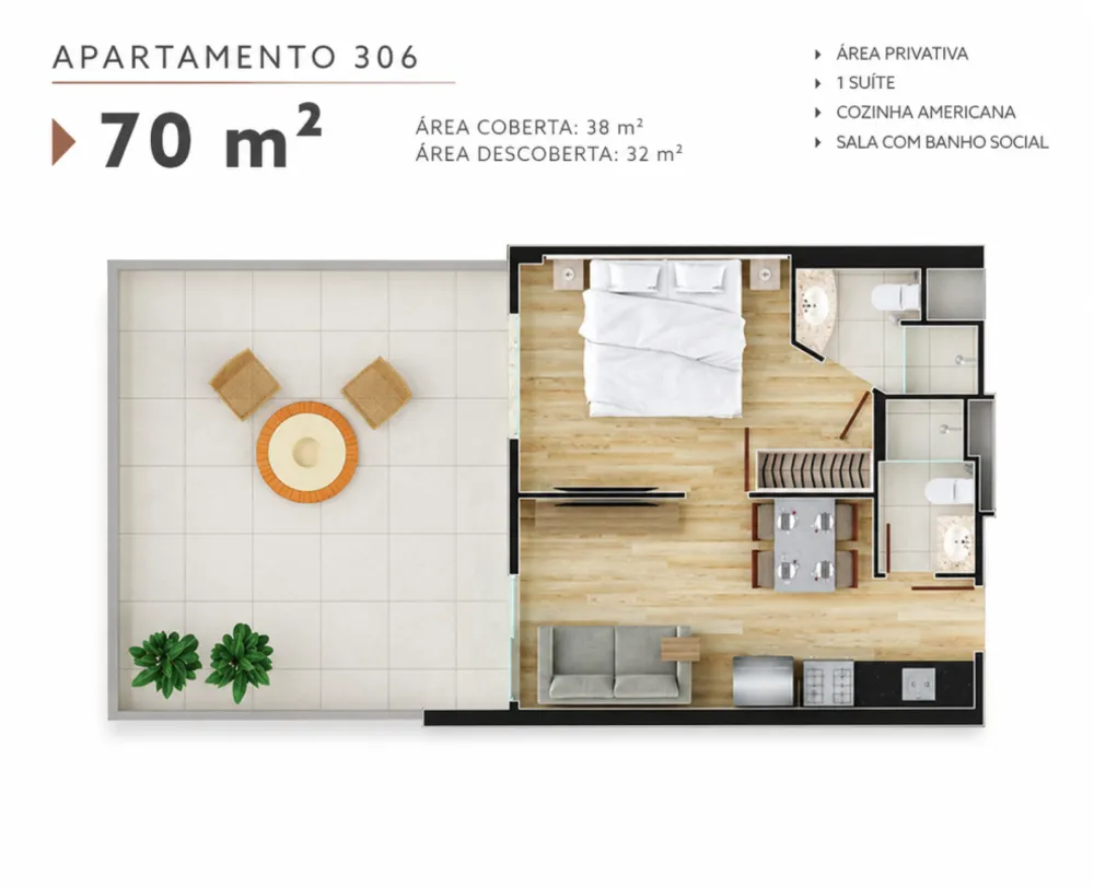 Apartamento, 1 quarto, 38 m² - Foto 11