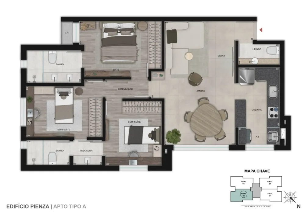 Apartamento, 3 quartos, 87 m² - Foto 4