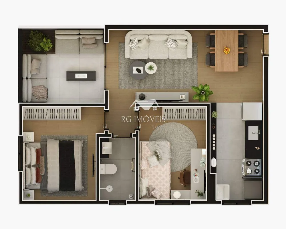 Apartamento, 2 quartos, 44 m² - Foto 7