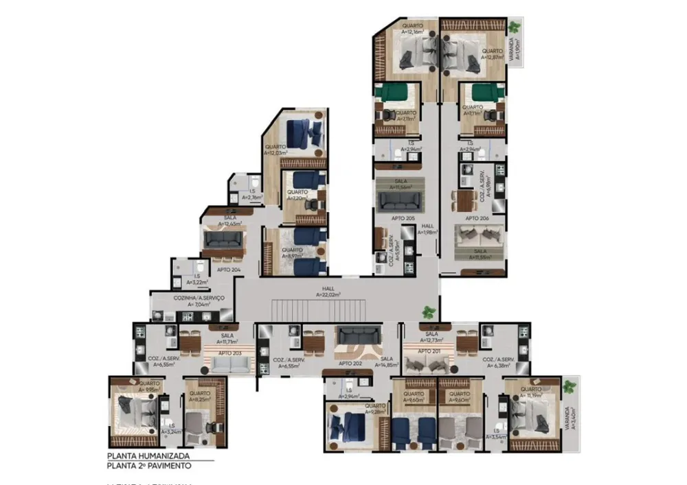 Apartamento, 3 quartos, 64 m² - Foto 5