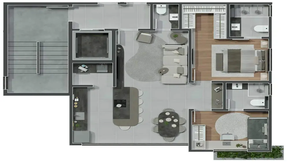 Cobertura, 2 quartos, 127 m² - Foto 5