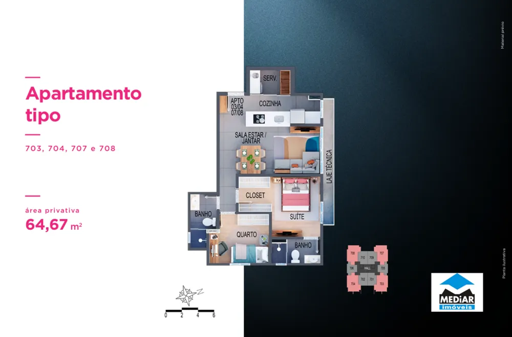 Apartamento, 2 quartos - Foto 21