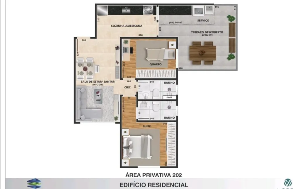 Cobertura, 2 quartos, 120 m² - Foto 7