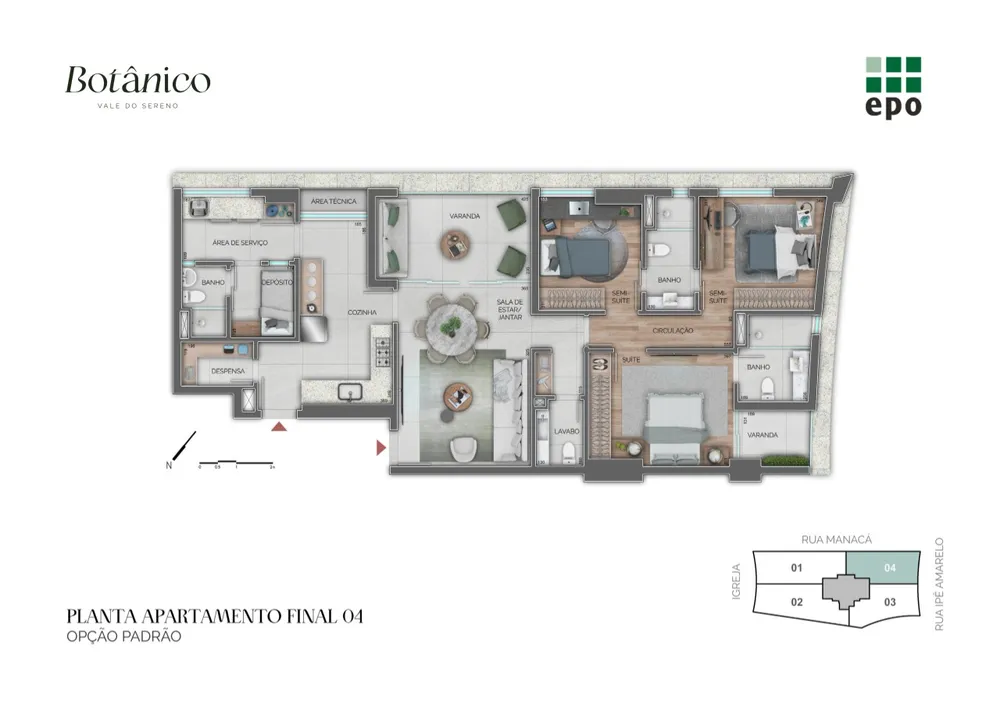 Apartamento, 4 quartos, 163 m² - Foto 3