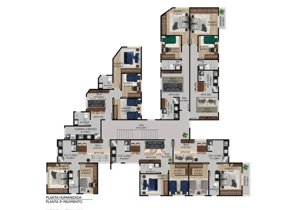 Apartamento, 2 quartos, 55 m² - Foto 4