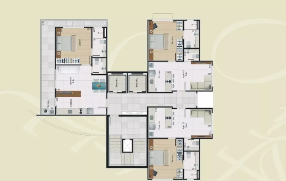 Apartamento à venda com 1 quarto, 36m² - Foto 4