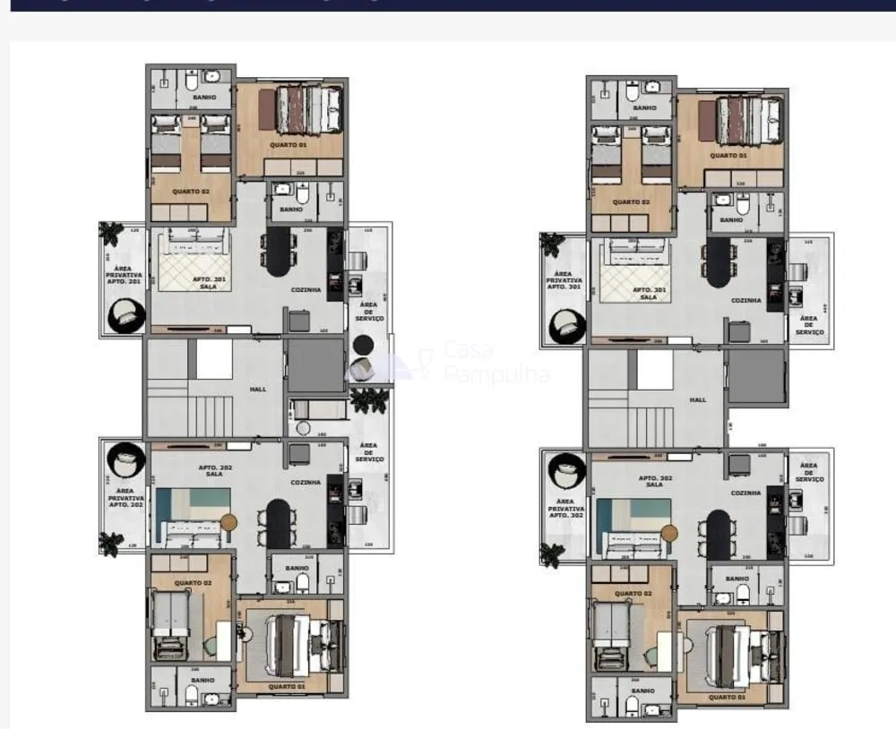 Apartamento, 2 quartos, 60 m² - Foto 9