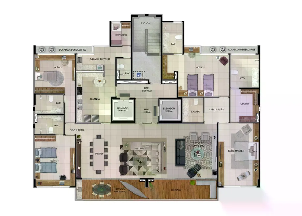 Apartamento, 3 quartos, 122 m² - Foto 12