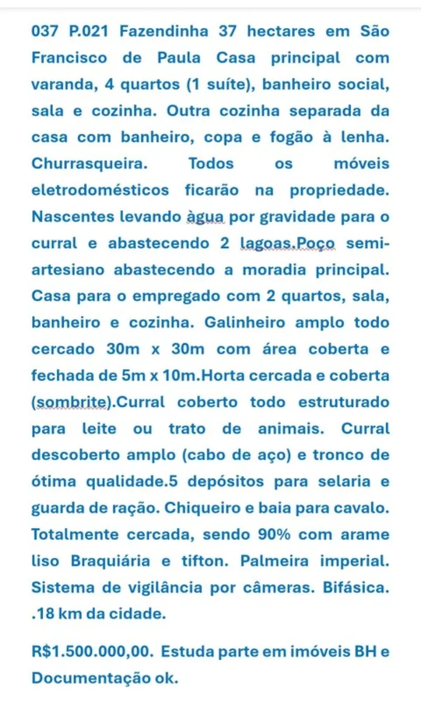 Fazenda, 4 quartos - Foto 3
