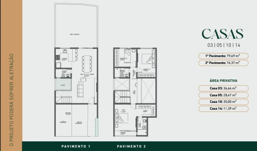 Casa de Condomínio, 3 quartos - Foto 8