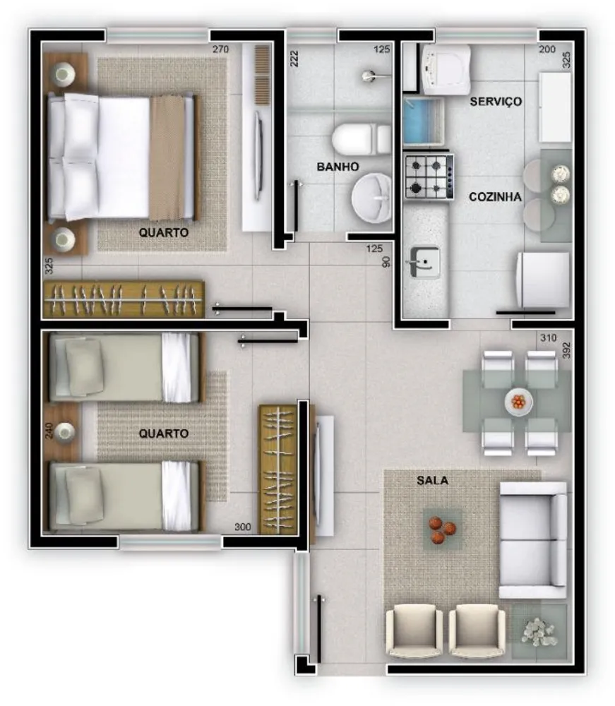 Apartamento, 2 quartos - Foto 7