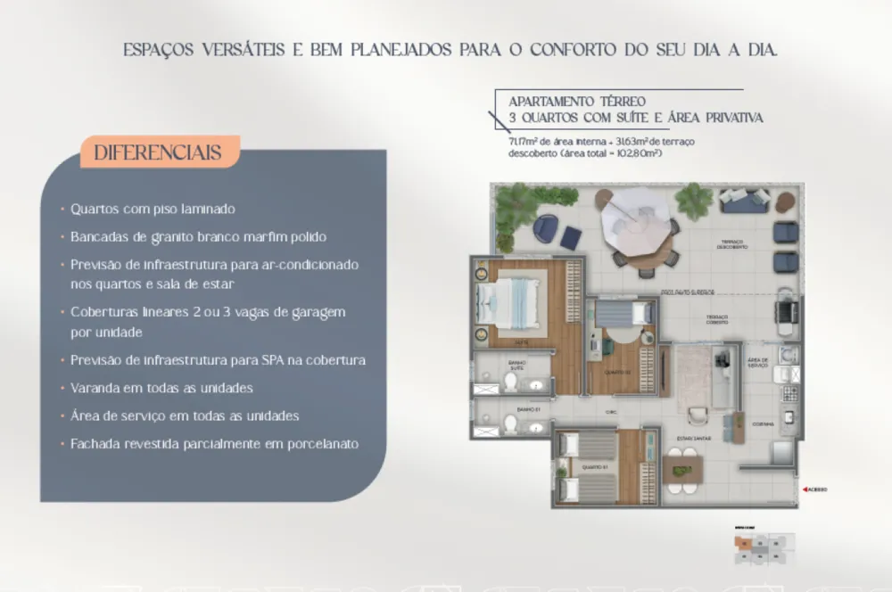 Apartamento, 3 quartos, 71 m² - Foto 7