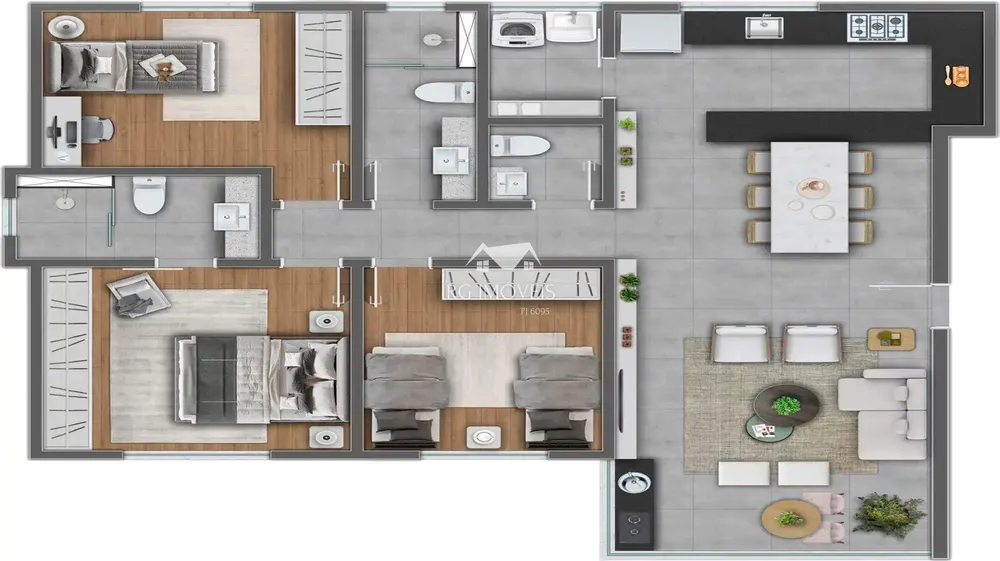 Apartamento, 3 quartos, 97 m² - Foto 7