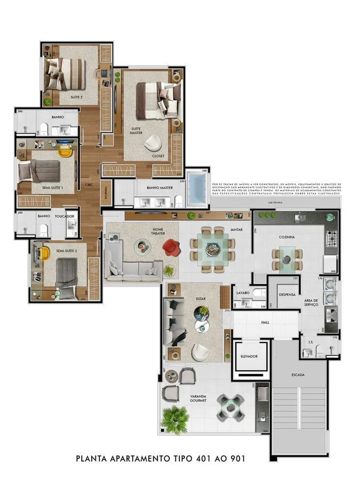 Apartamento, 4 quartos, 157 m² - Foto 10