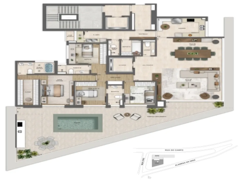 Apartamento, 4 quartos, 3483 m² - Foto 10