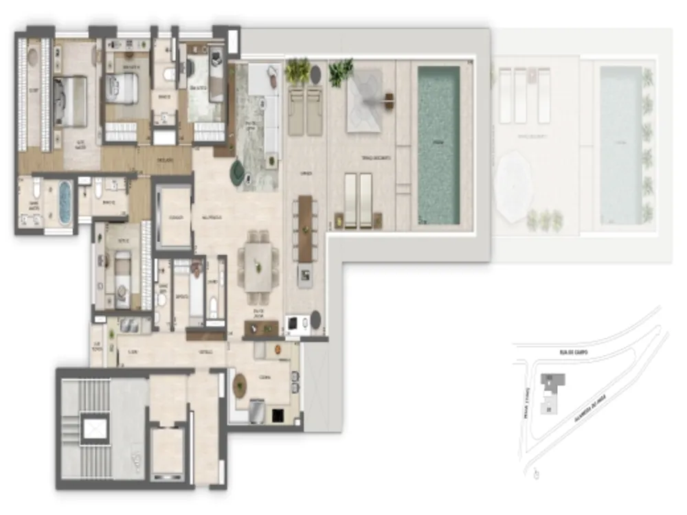 Apartamento, 4 quartos, 3483 m² - Foto 11