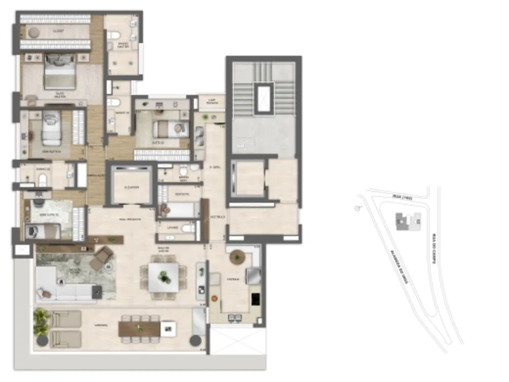 Apartamento, 4 quartos, 3483 m² - Foto 12