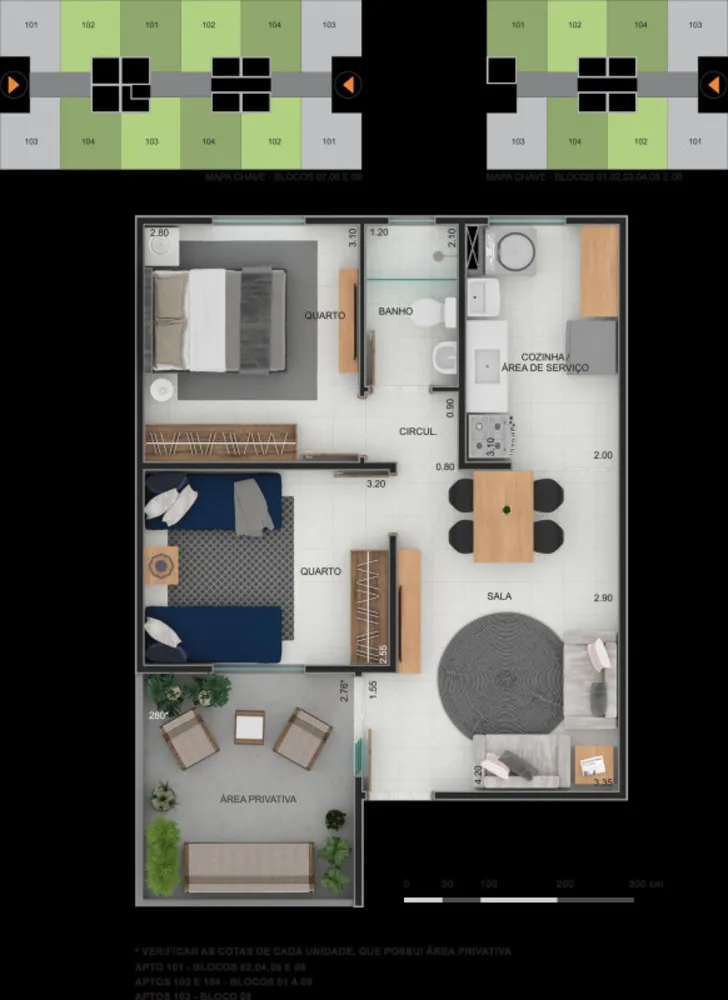 Apartamento, 2 quartos, 42 m² - Foto 10