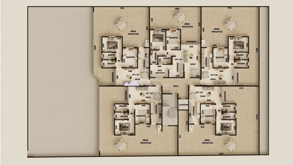 Apartamento, 2 quartos, 58 m² - Foto 2