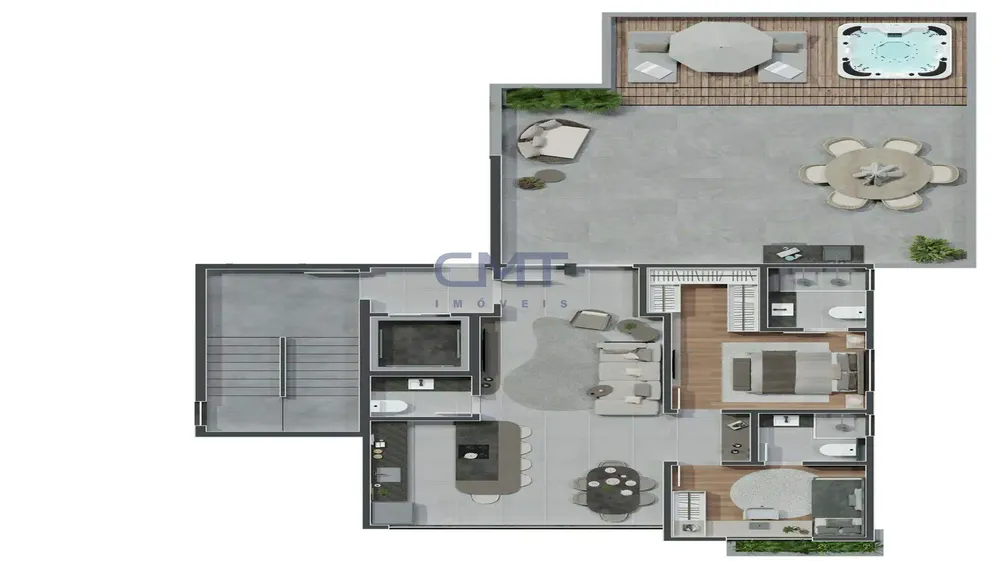 Cobertura, 2 quartos, 167 m² - Foto 11