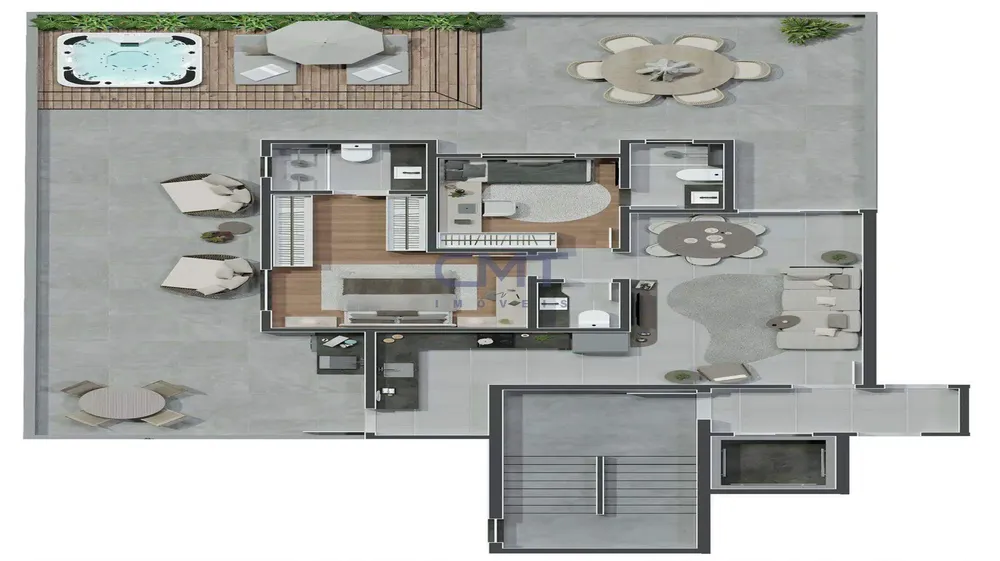 Cobertura, 2 quartos, 167 m² - Foto 4