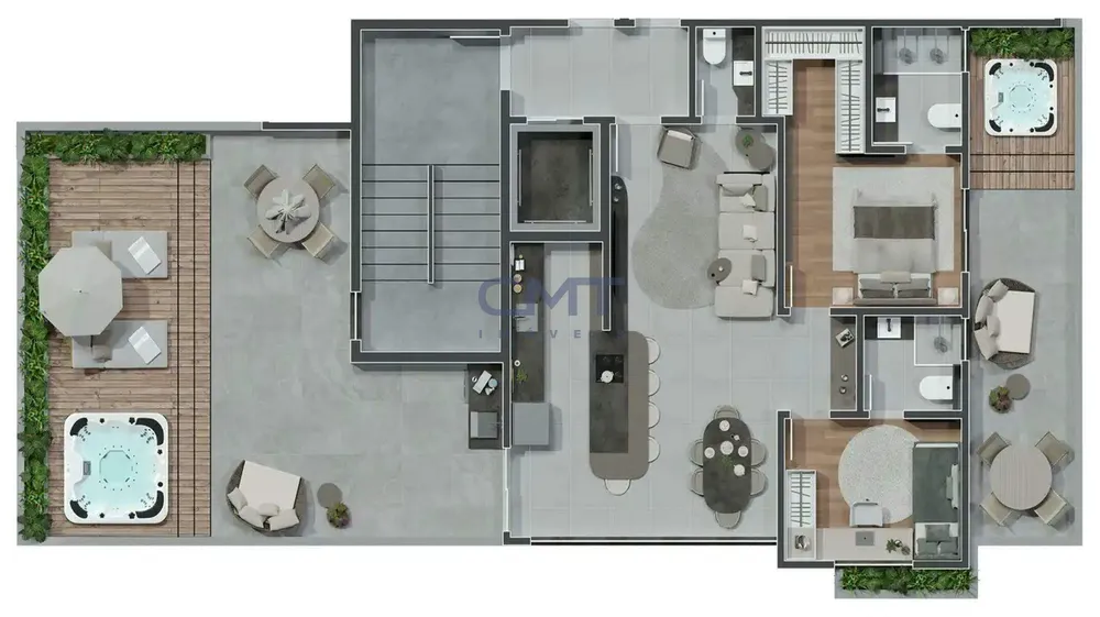 Cobertura, 2 quartos, 167 m² - Foto 3