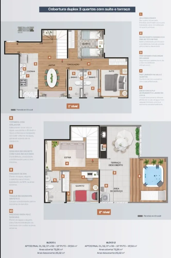 Cobertura, 3 quartos, 72 m² - Foto 11