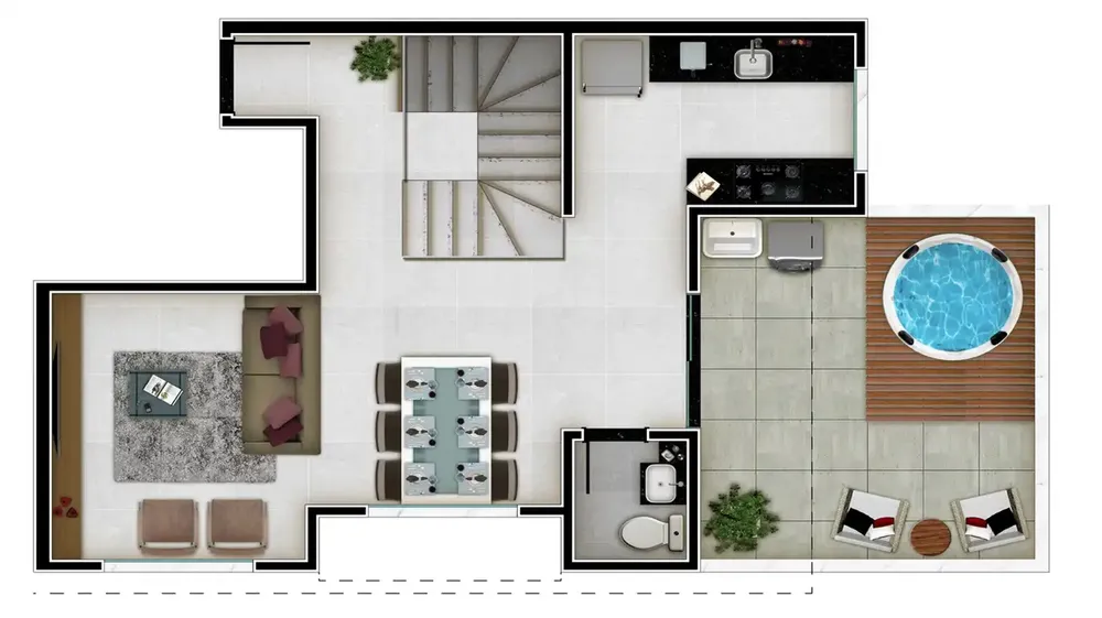 Cobertura, 3 quartos, 120 m² - Foto 7