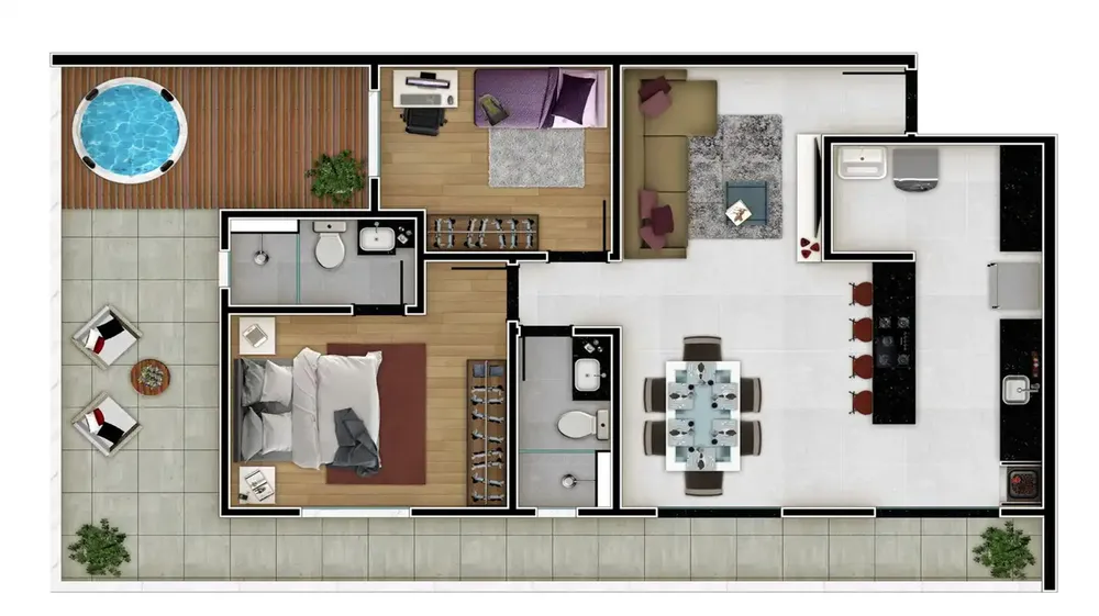 Cobertura, 3 quartos, 120 m² - Foto 4
