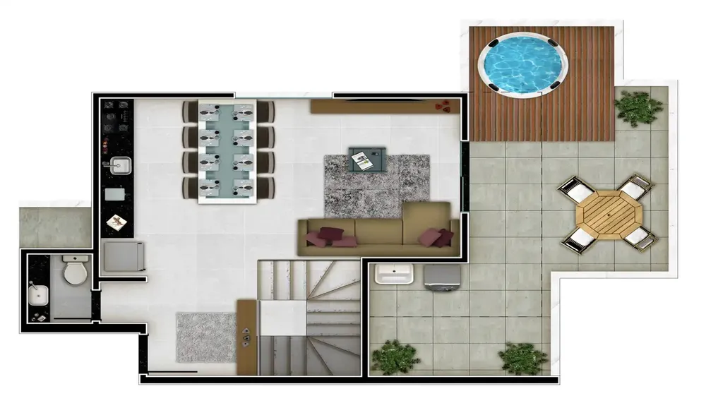 Cobertura, 3 quartos, 120 m² - Foto 9