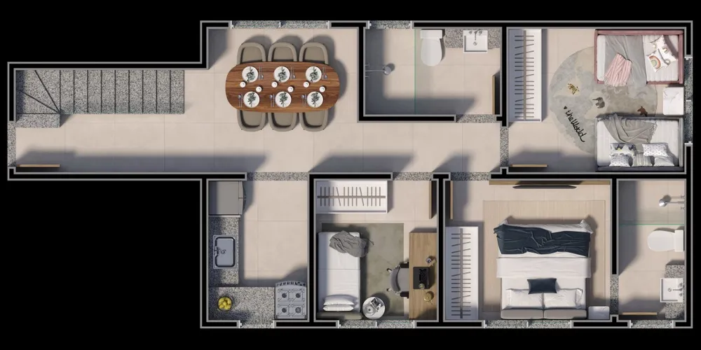 Apartamento, 3 quartos, 72 m² - Foto 2