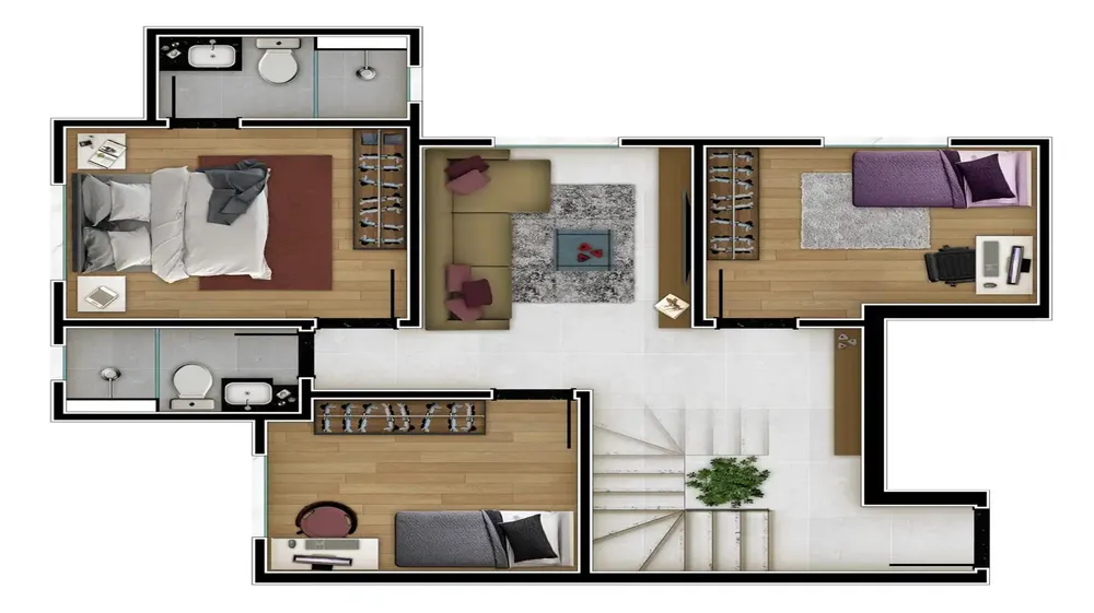 Apartamento, 2 quartos, 53 m² - Foto 6