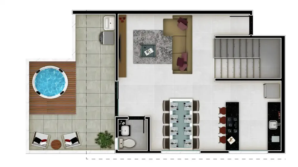 Apartamento, 2 quartos, 53 m² - Foto 5
