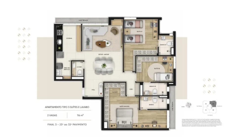 Apartamento, 2 quartos, 75 m² - Foto 12