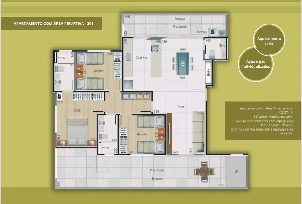 Apartamento, 3 quartos, 82 m² - Foto 3