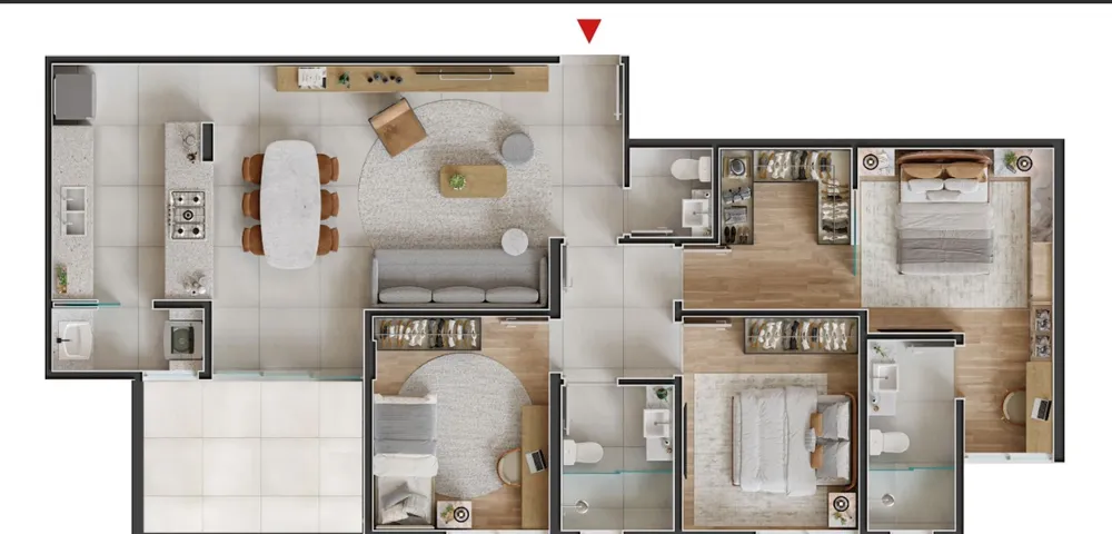 Apartamento, 3 quartos, 88 m² - Foto 12