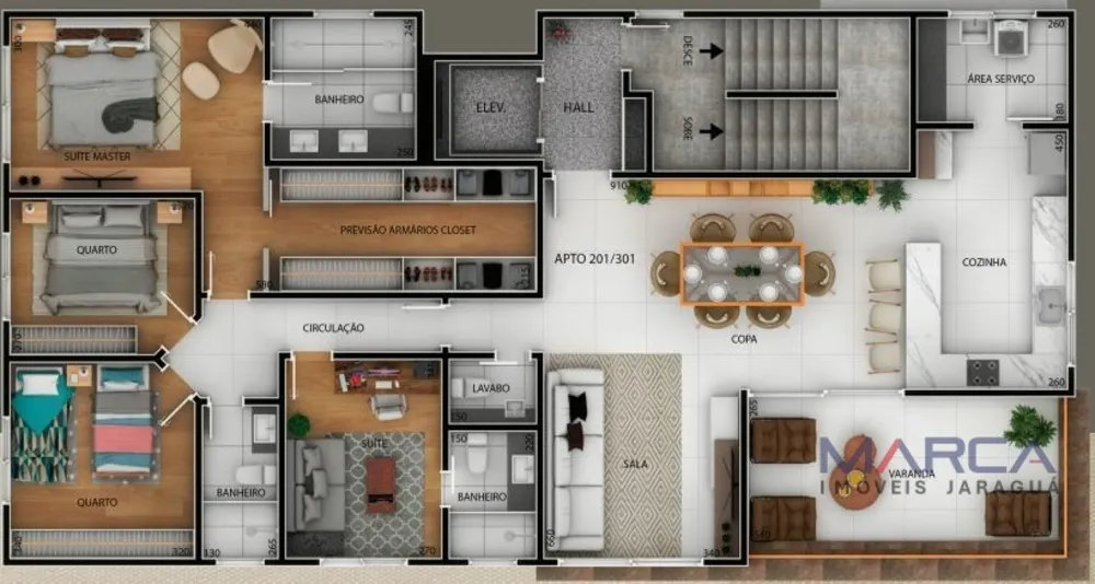 Apartamento, 4 quartos, 160 m² - Foto 2