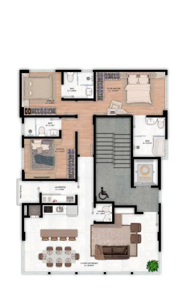 Apartamento, 3 quartos, 145 m² - Foto 6