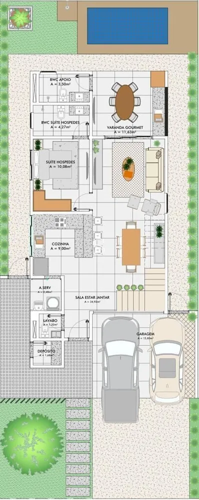 Casa, 3 quartos, 170 m² - Foto 19