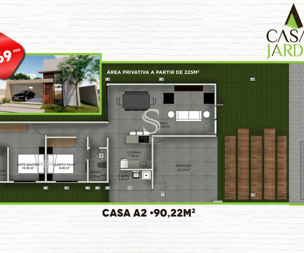 Casa de Condomínio, 3 quartos - Foto 8