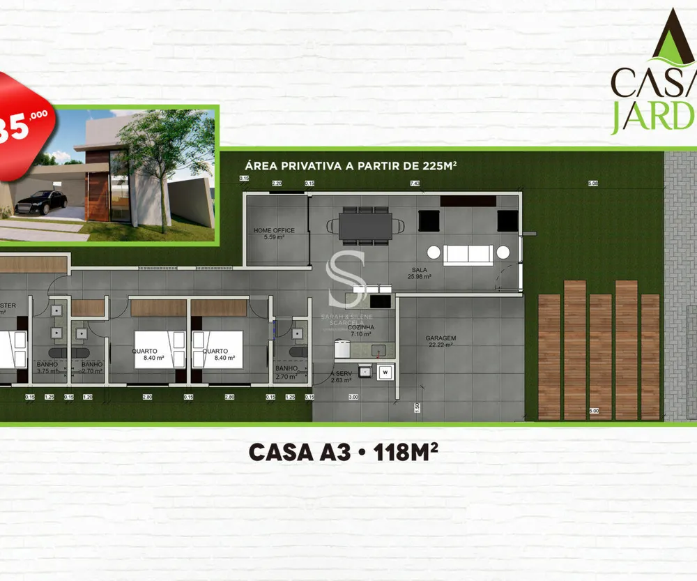 Casa de Condomínio, 3 quartos - Foto 12