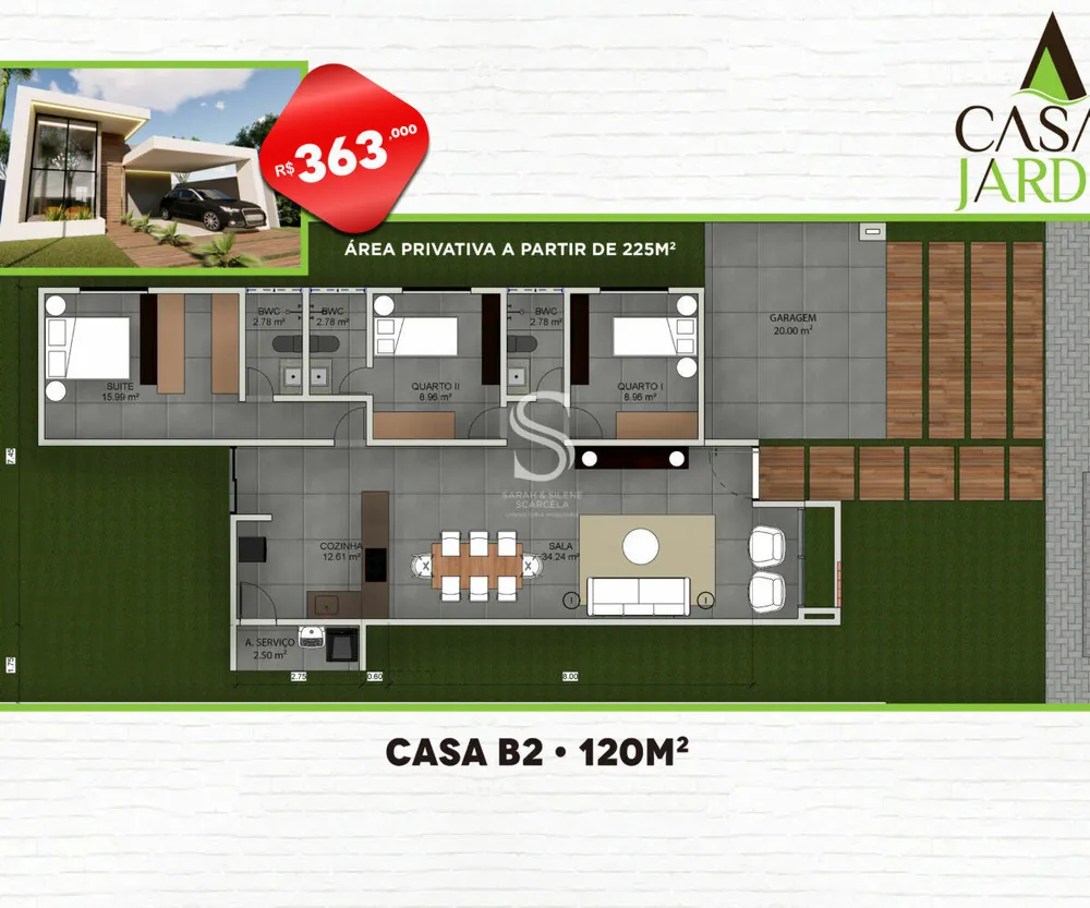 Casa de Condomínio, 3 quartos - Foto 10
