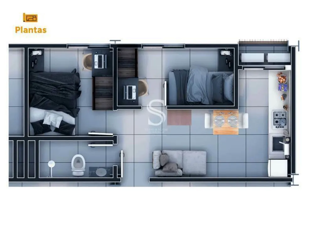 Apartamento, 2 quartos, 3500 m² - Foto 8