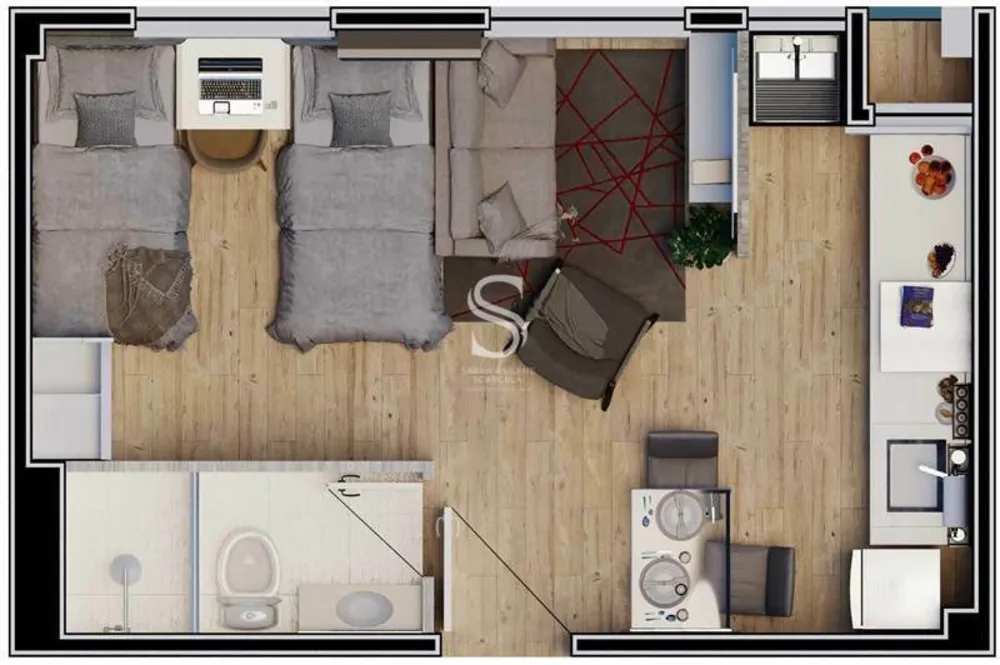 Apartamento, 2 quartos, 3500 m² - Foto 6