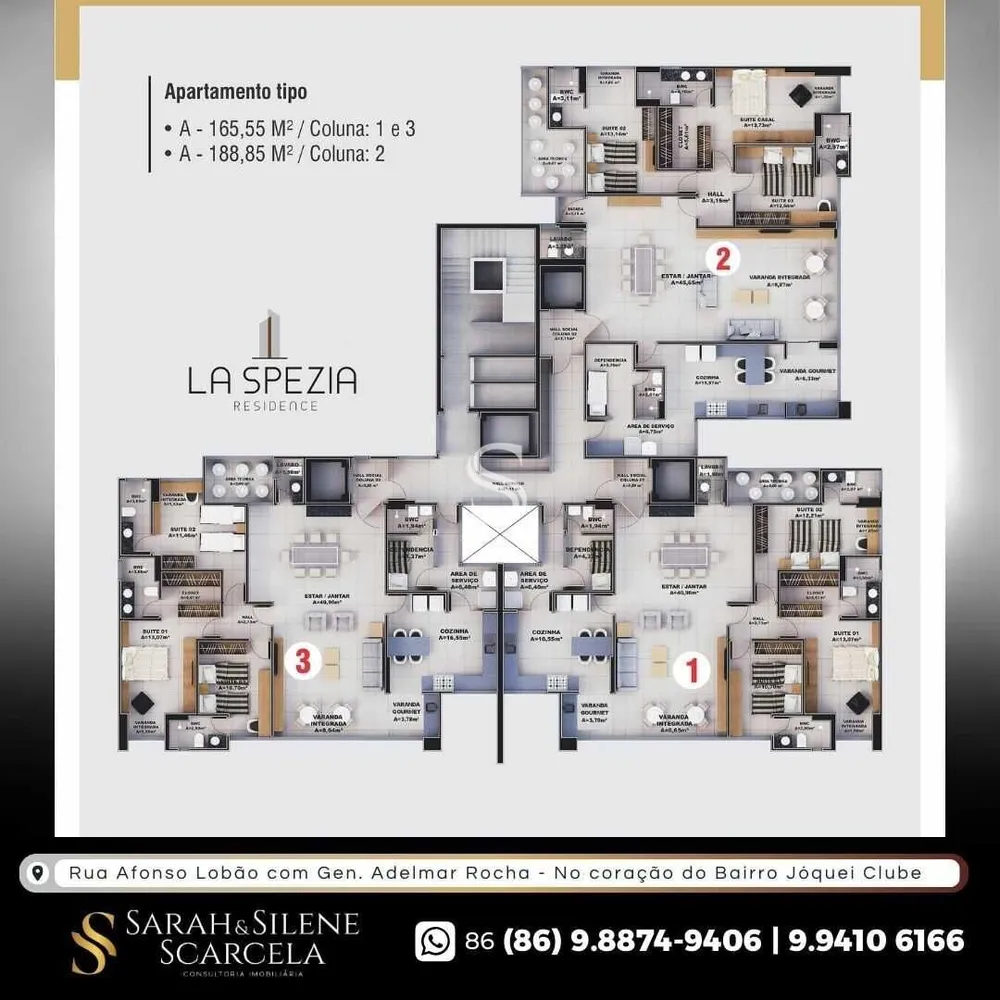 Apartamento, 3 quartos, 166 m² - Foto 3