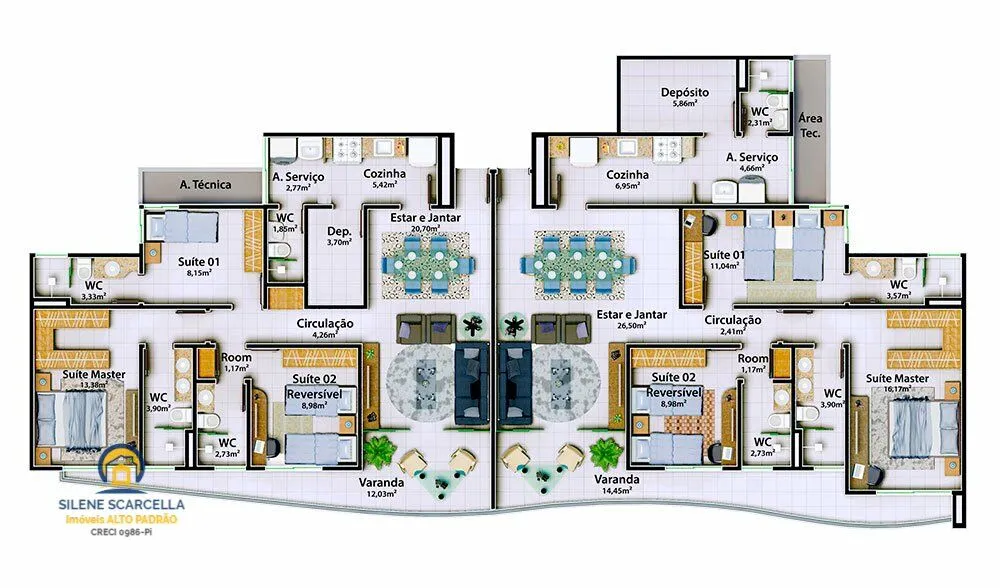 Apartamento, 3 quartos, 107 m² - Foto 14